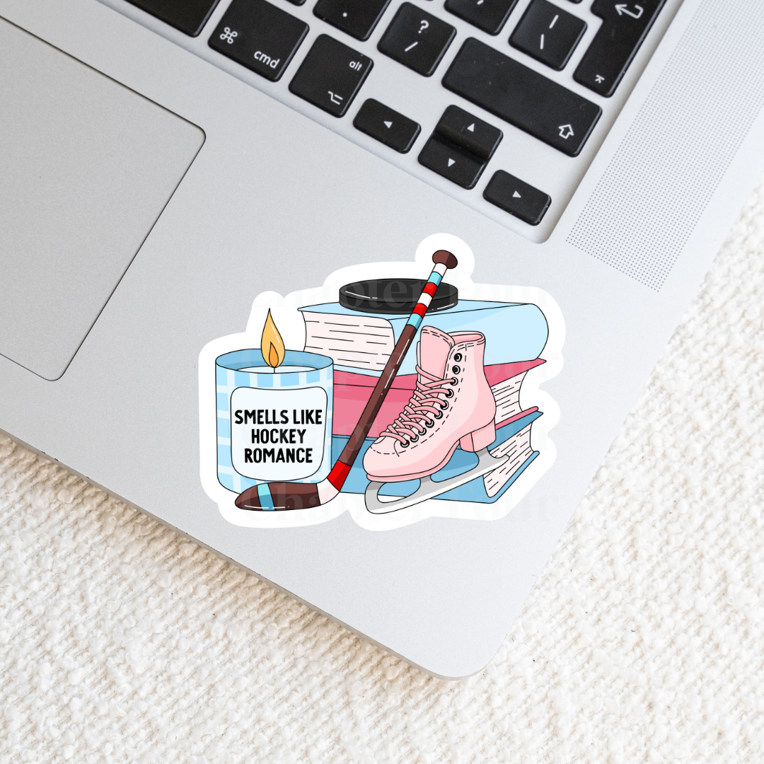 Smells Like Hockey Romance Sticker