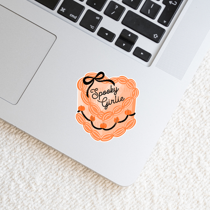Spooky Girlie Cake Sticker